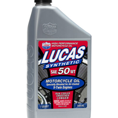Lucas Synthetic SAE 50W Motorcycle Oil