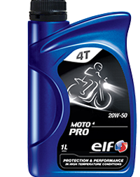 Elf Moto⁴ 20W50 - 4 Stroke Oil 1ltr