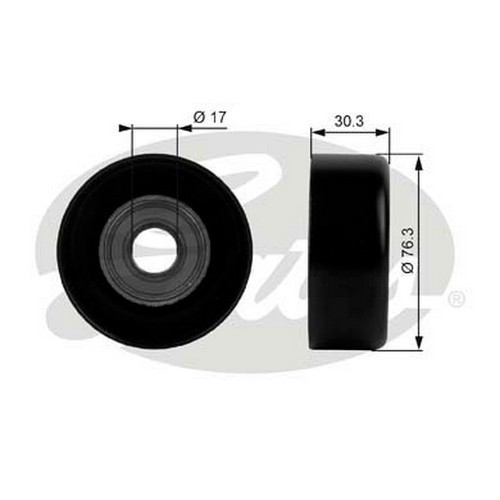 Gates Engine Idler Pulley 38006
