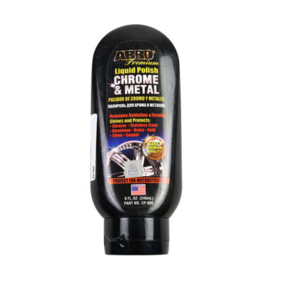 ABRO Premium Liquid Polish Chrome & Metal 240ml (8 Fl Oz.)