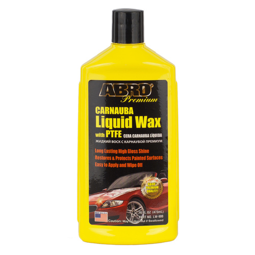 ABRO Premium Liquid Wax 473ml (16 Fl Oz.)