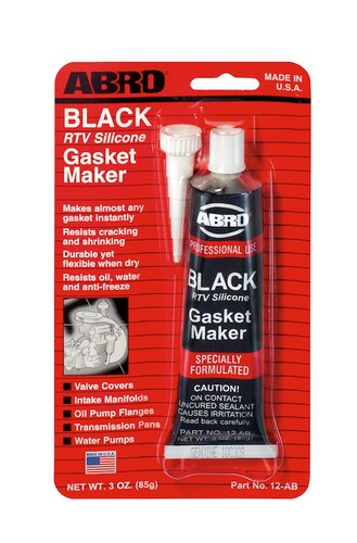 ABRO Silicone Gasket Maker Black 85g (3oz)