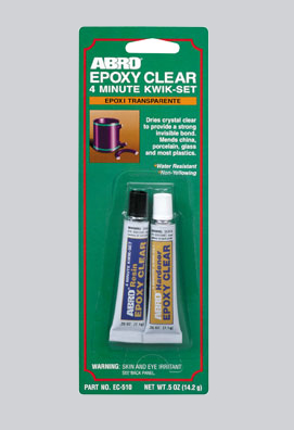 ABRO Epoxy Clear 4 Minute 14.2 G (0.5 Oz.)