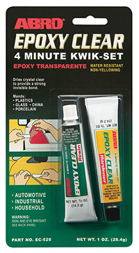 ABRO Epoxy Clear 4 Minute 28.4g (1 Oz.)
