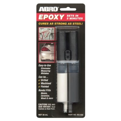 ABRO Epoxy Steel Syringe 5 Minute 30ml