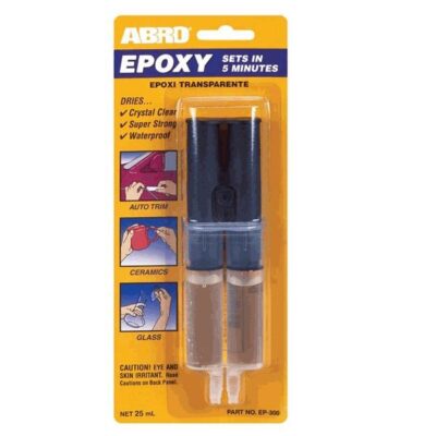 ABRO Epoxy Clear Syringe 5 Minute 25ml