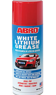 ABRO White Lithium Grease Aerosol 284g (10 Oz.)