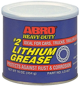 ABRO Heavy Duty #2 Amber Lithium Grease Tub 454g (16 Oz.)