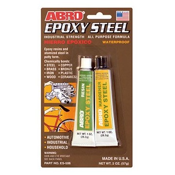 ABRO Epoxy Steel Adhesive 4 Minute 57g (2 Oz.)