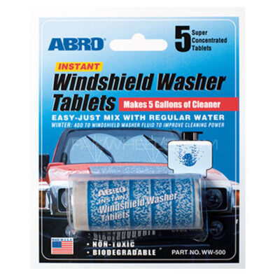 ABRO Windshield Washer Tablets (5 Tablets Per Pack)