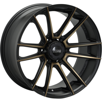 SSW Performance Wheels - Cave Full Polished Black Matt Brown Clear 17" x 8"