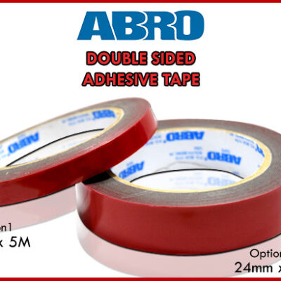 ABRO Grey PE Foam With Red Liner (double Sided Tape) 12mmx5yrds