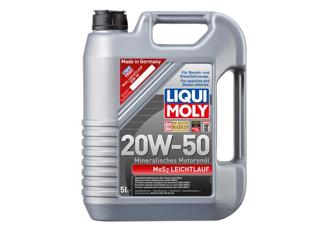 Liqui Moly MoS₂ 20W-50 Low Viscosity Engine Oil 5L