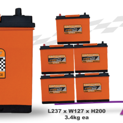 S-Sport Racing Lithium Iron Phosphate (LIFEPO4) Lightweight Performance Race Batteries